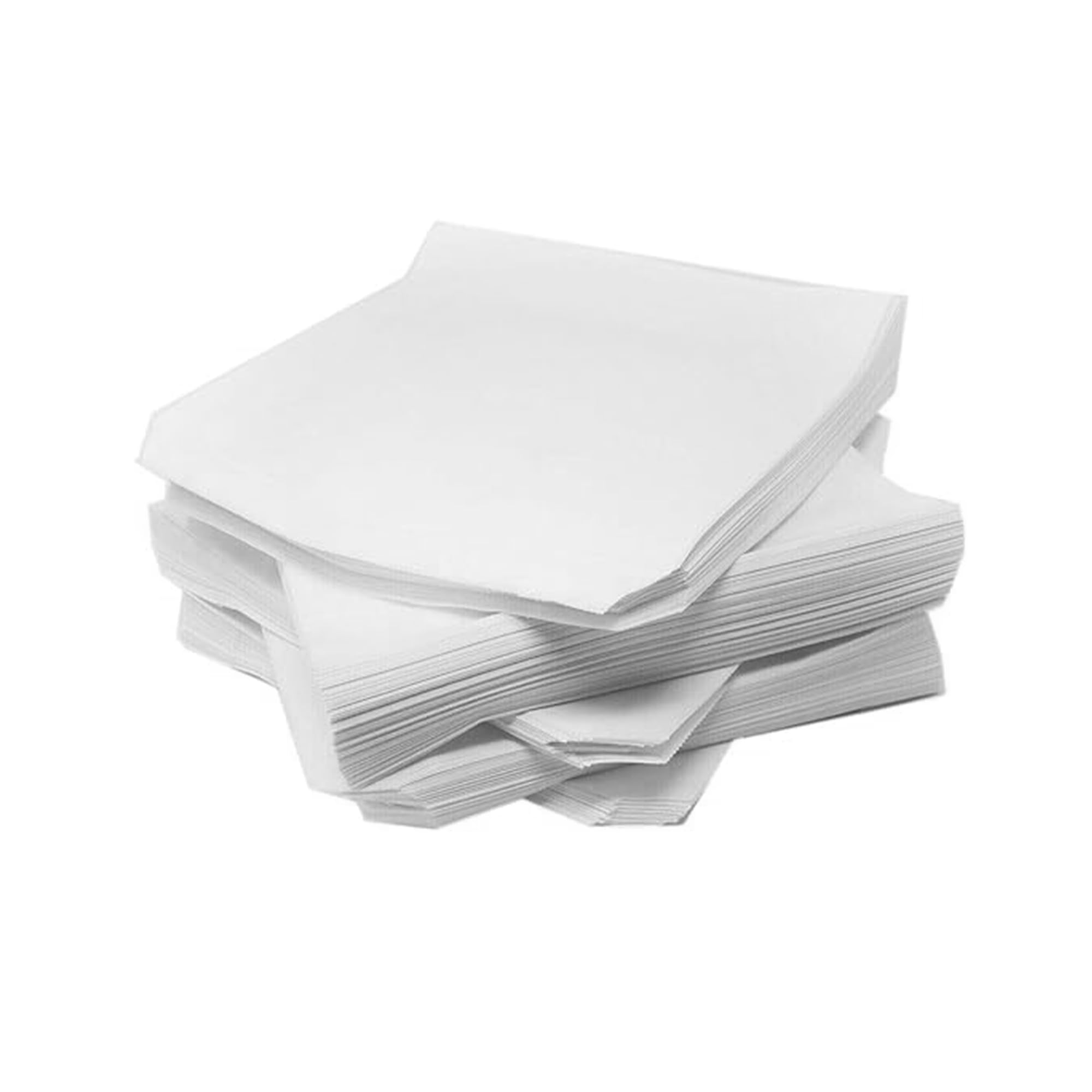 We Can Source It Ltd - 7" x 7" Paper Bags White Greaseproof for Sweets Food Sandwiches Grocery Gift - 100 Bags