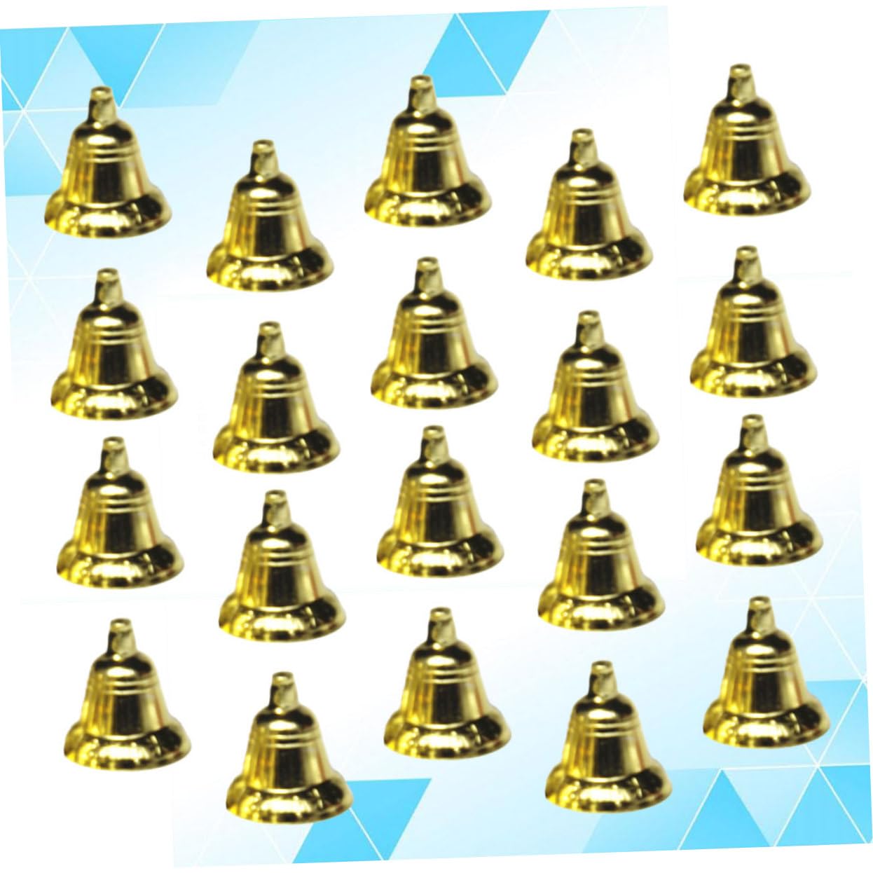 Campanas de Navidad,Adornos navideños Believe Bell 30 Piezas de Manualidades for Campanas navideñas, Campanas Colgantes