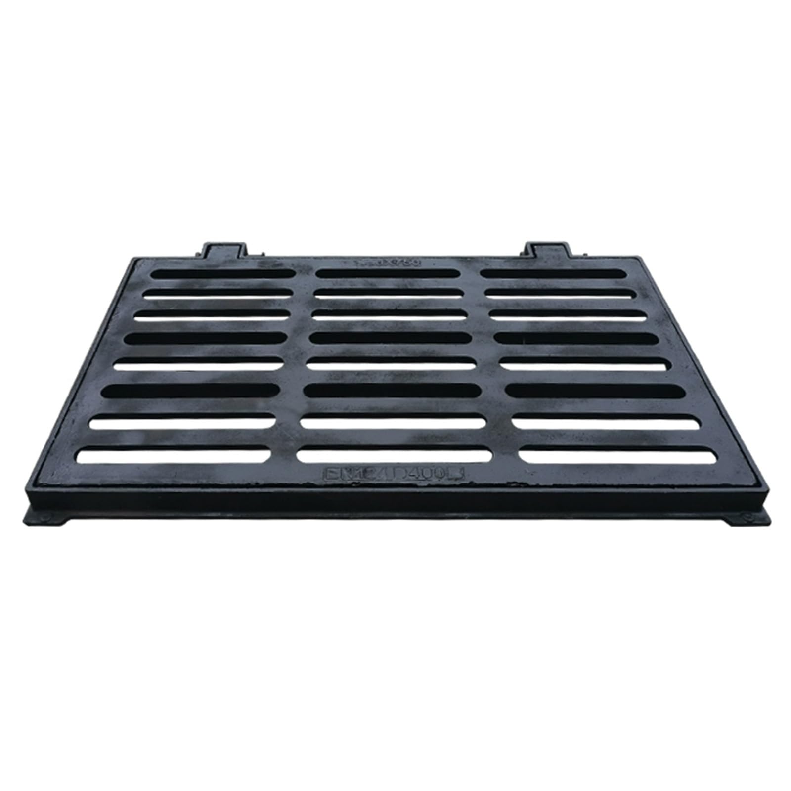 Cubierta de alcantarilla rectangular 40x70 cm de hierro fundido para mantenimiento exterior