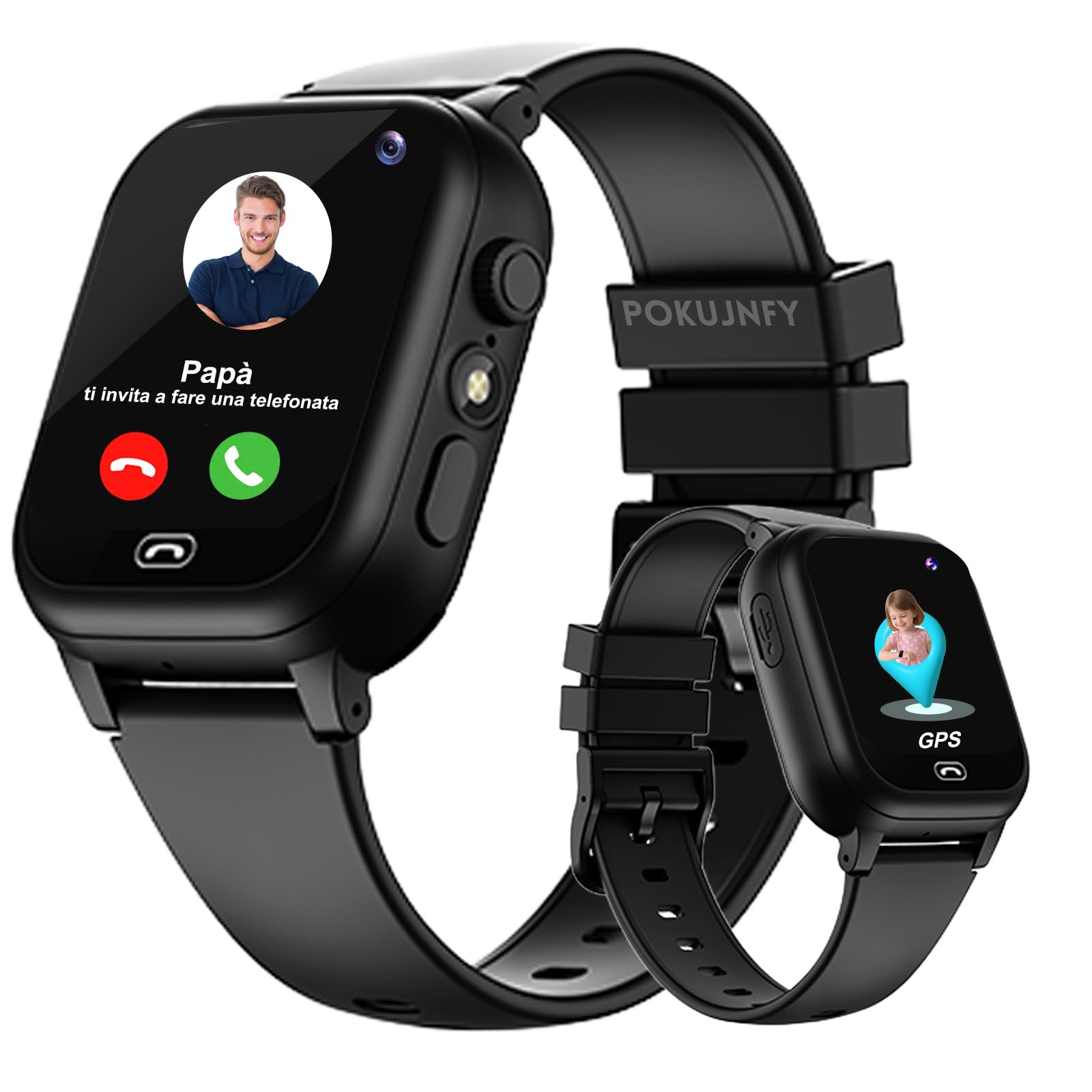 Smartwatch Bambini GPS Chiama SOS Contatti Chat Telefono