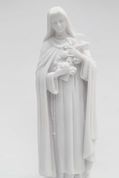 Vittoria Collection 6.5 Saint St Theresa Therese of Lisieux Little Flower Statue Catholic Figurine Religious Home Decor
