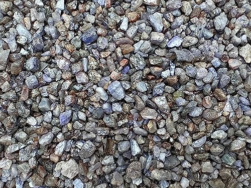 Image of GAF TREASURES 2 oz Lot Natural Semi Tumbled Gemstone Chips, Crushed Mini Crystals, Undrilled Crystal Chips (Sapphire)