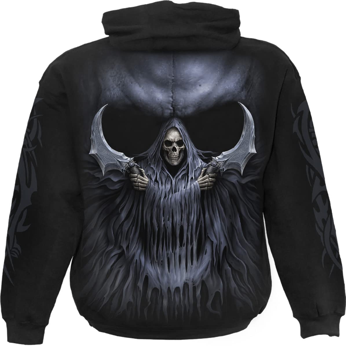 Spiral Hoody Black Felpa con Cappuccio Uomo