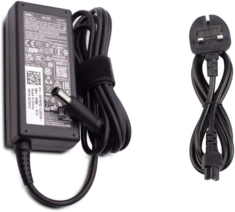 Dell PA-1650-06D3 New Premium Replacement for Dell Genuine Original Laptop AC Power Adapter Charger 19 5V 3 34A 65W 65 Watts Connector Tip Size 7 4mm x 5 0mm with Centre Pin Size