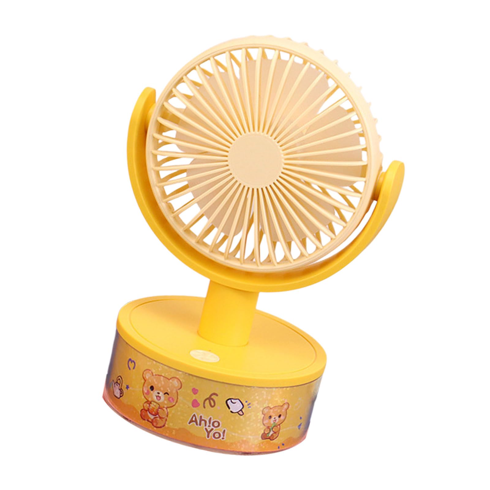 Tsophreniq Air Cooling Fan Desk Air Circulation Quiet with Adjustable Speed & Light Texture Suitable for Various Space Small Table for Kids