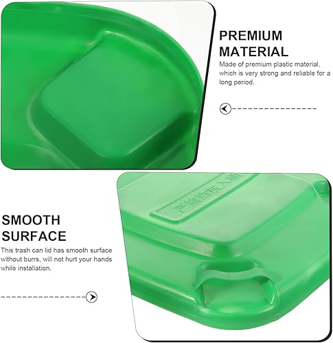 Miniatura 3 de HANABASS Tapa de cubo de basura para exteriores, tapa de cubo de basura para exteriores, tapa de cubo de basura de plástico, tapa de repuesto para