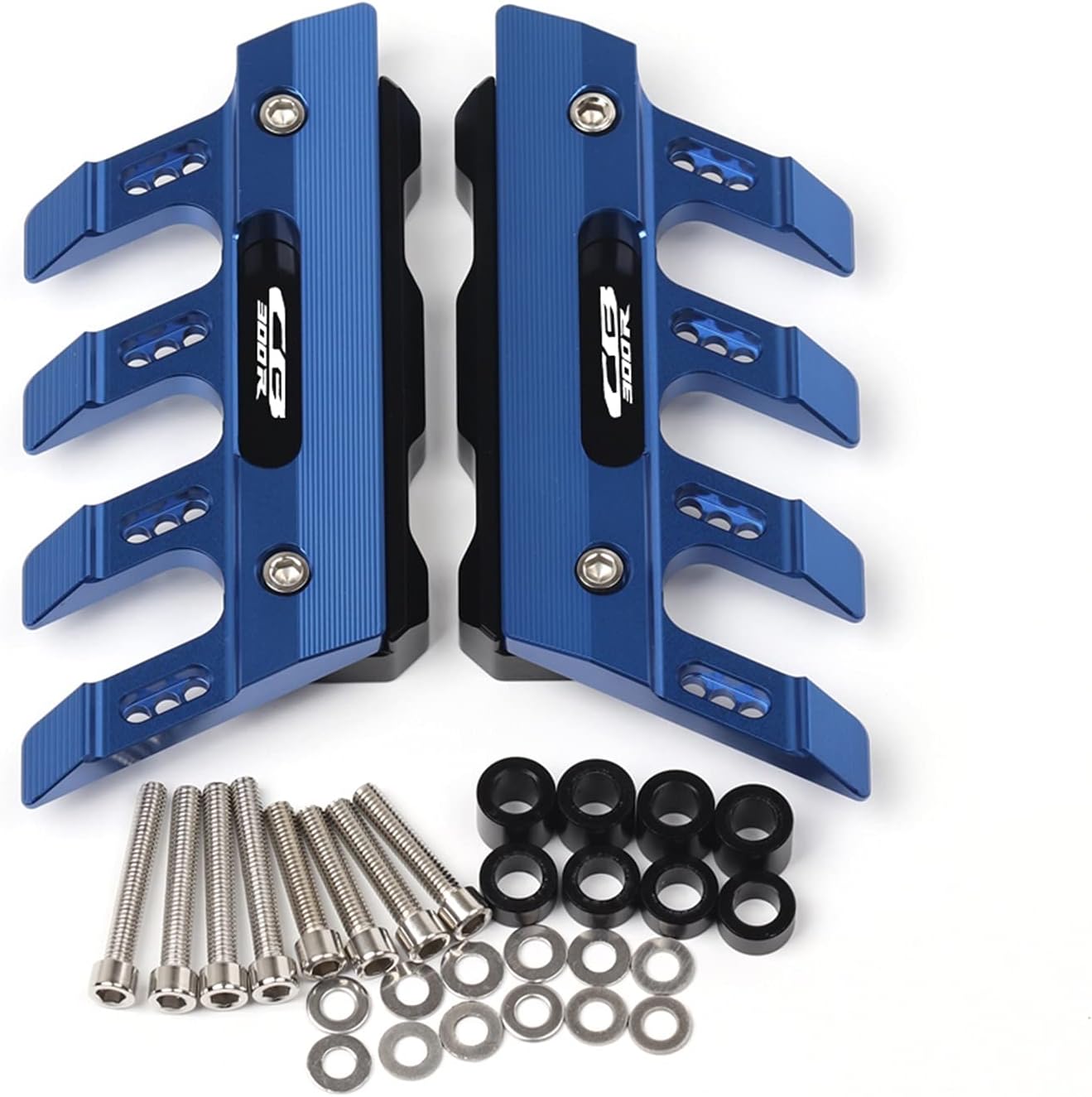 for Honda CB300R CB300 R Motorcycle Mudguard Front Fork Protector Guard Block Front Fender Slider Accessories Side Guard CNC Aluminum Multiple Colour (Color : Blue)