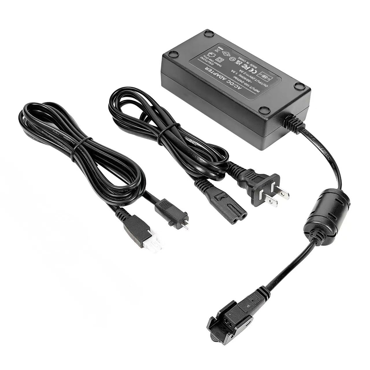 Adjustable Bed Power Supply Replacement Cord Three Piece Set?Adjustable Bed Power Adapter for Lucid L150 L300 L600 and Ergo Extend Sealy Ease or Ease 2.0 Serta New Generation Bed Base