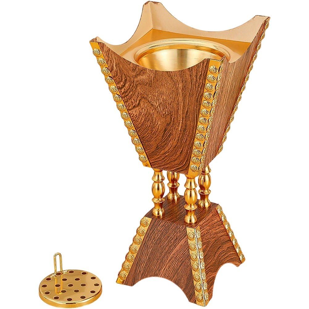 Brûleur d'encens décoratif en métal, l'idée cadeau idéale pour la maison