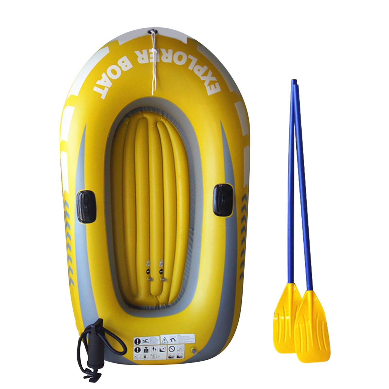 Barca Gonfiabile In Kayak - PVC PVC Portante Di Pesca In Kayak Portatile - 1/2 Barca Gonfiabile, Barca Da Pesca Pieghevole Portatile Addensata Per Sport Acquatici All'aperto All'aperto