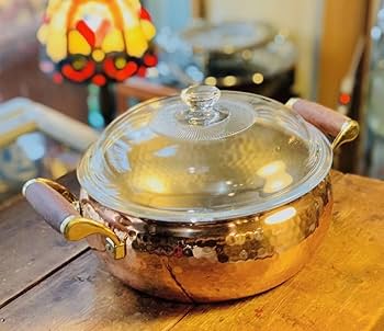 銅製 両手鍋　54㎝　銅鍋 Amazon.co.jp: 純銅製 両手鍋 銅鍋 NEOREX 調理鍋 昭和レトロ ネオ