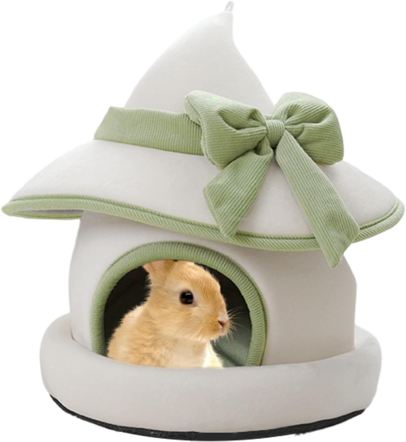 Yumneo Hasenhaus für den Innenbereich, Hutform, warmes Haus, abnehmbares Haustierversteck, für Chinchilla, Hamster, Meerschweinchen, Igel, Huhn, Kätzchen, Kleintierheim Yumneo Hasenhaus für den Innenbereich, Hutform, warmes Haus, abnehmbares Haustierversteck, für Chinchilla, Hamster, Meerschweinchen, Igel, Huhn, Kätzchen, Kleintierheim