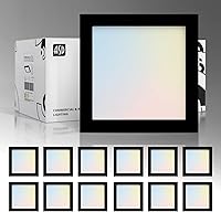 Vista 27 de ASD Luz LED de montaje empotrado cuadrada de 9 pulgadas, 18 W, 1270 lúmenes, 3000-5000 K, 120 V, 3CCT, regulable, ultra delgada, con certificación