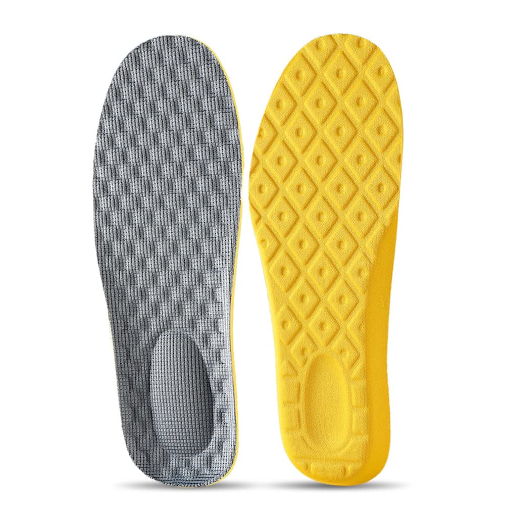 Plantillas de espuma viscoelástica para hombres y mujeres, plantillas de espuma viscoelástica para mujeres, soporte de pies, GANFANREN de espuma viscoelástica, soporte deportivo, plantillas de