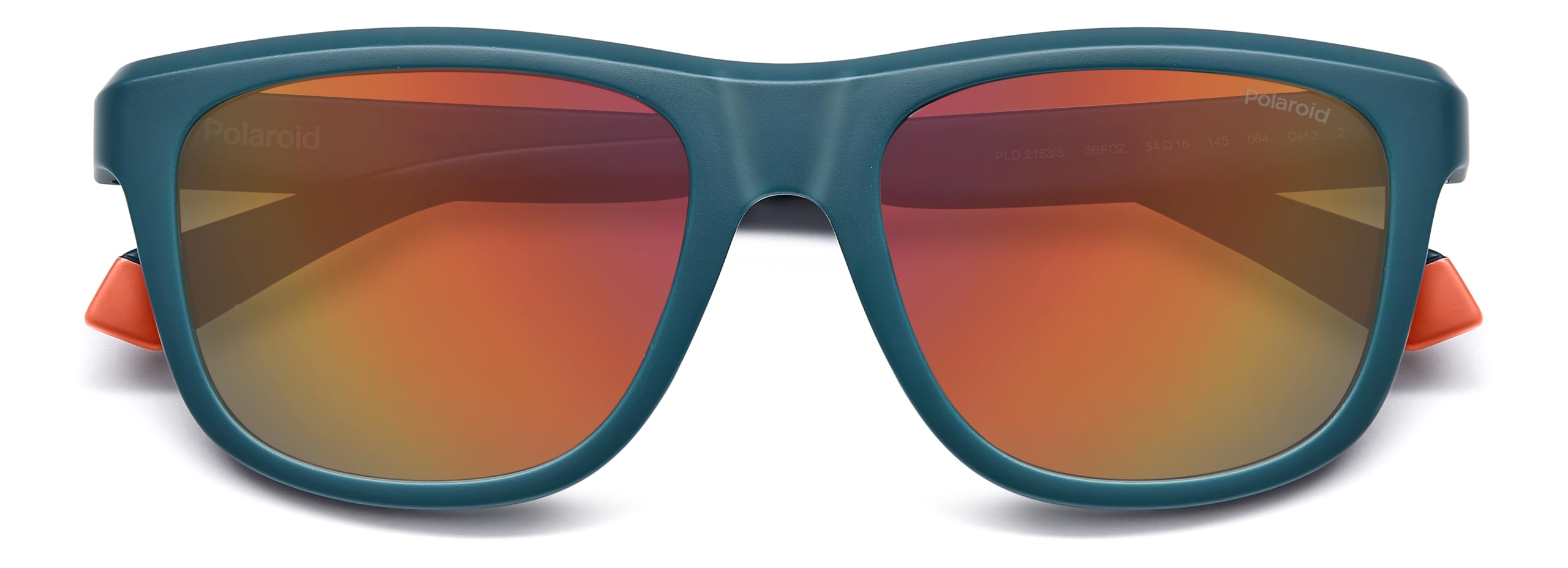 POLAROID Brille PLD 2163/S Größe 54-18 mm Matte Petrol/Eye size: 54 - Bridge size: 18