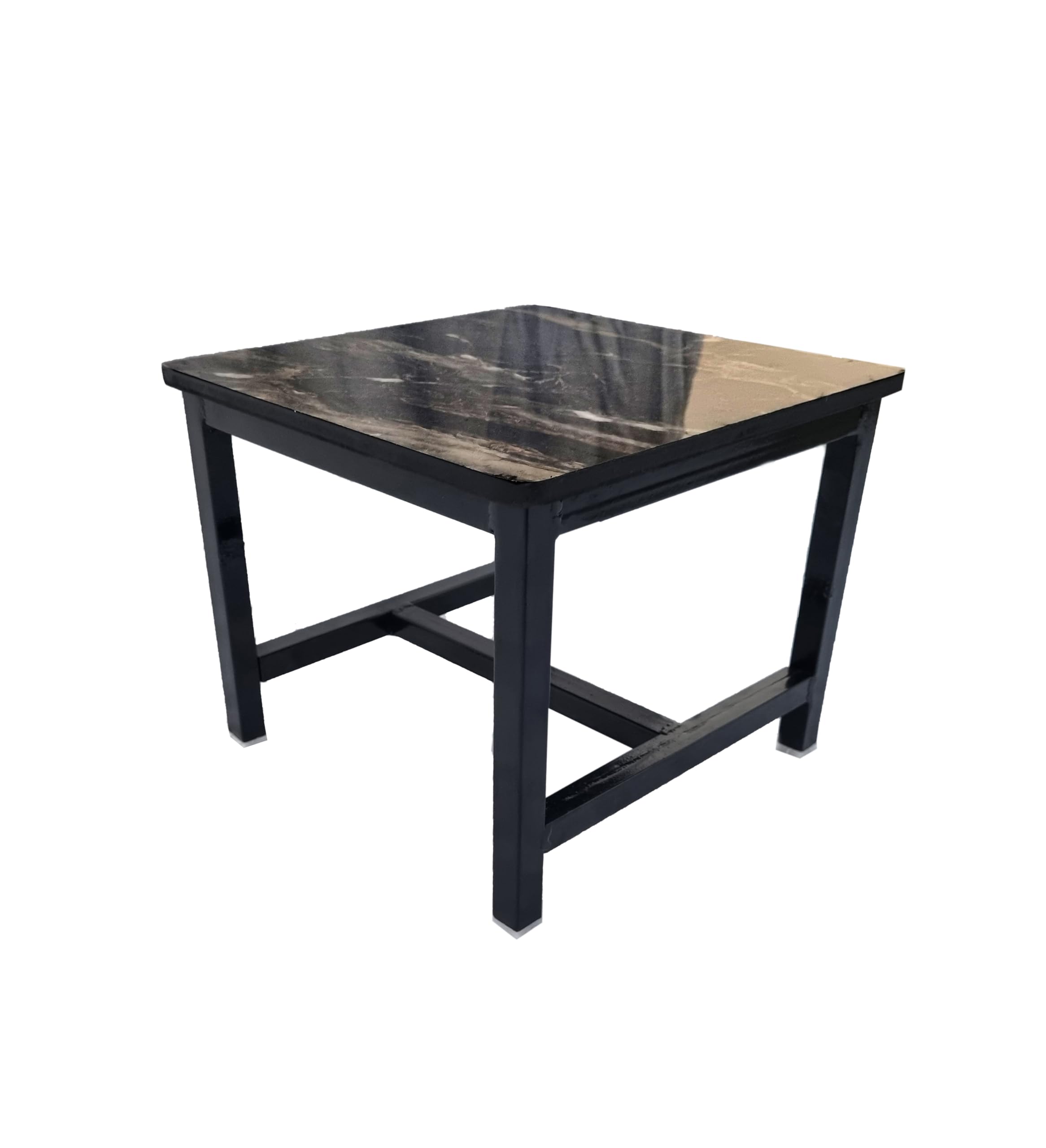 Generic National Industries Iron Durable Stool For Home, Garden, Doctor, Warehouse, Garage & Bathroom - Multipurpose Black Stool (30.5 X 30.5 X 25.5)