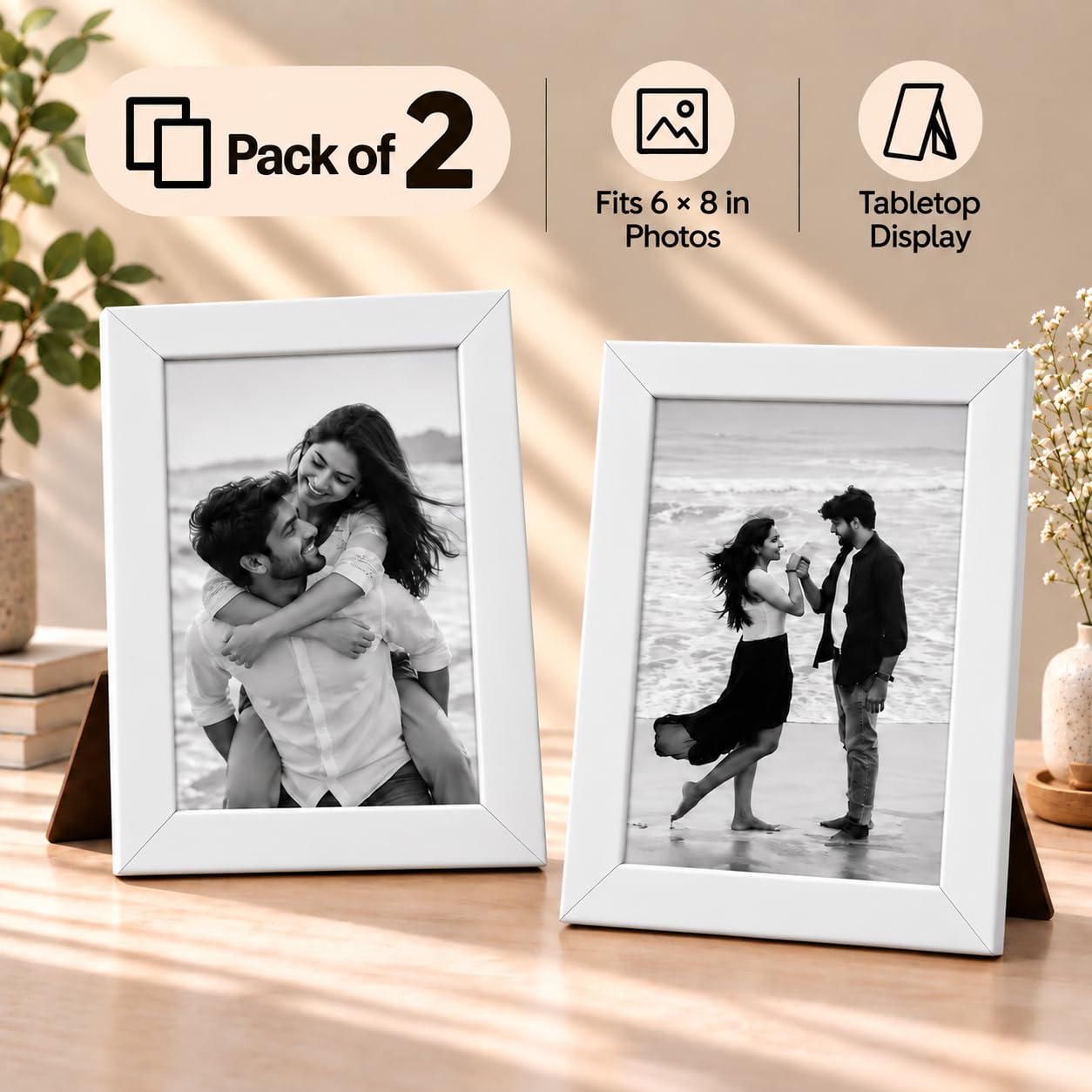 Art Street Photo Frames - Set of 2 -4 Art Street Photo Frames - Set of 2 -4