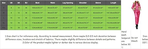 Miniatura 4 de JUNGE Traje de esquí para mujer, traje de invierno para deportes de nieve al aire libre, overol con capucha y cuello con capucha, ajuste delgado,