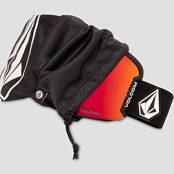 Amazon.com: Volcom - Garden 2 Goggles Matte Black/Red Chrome