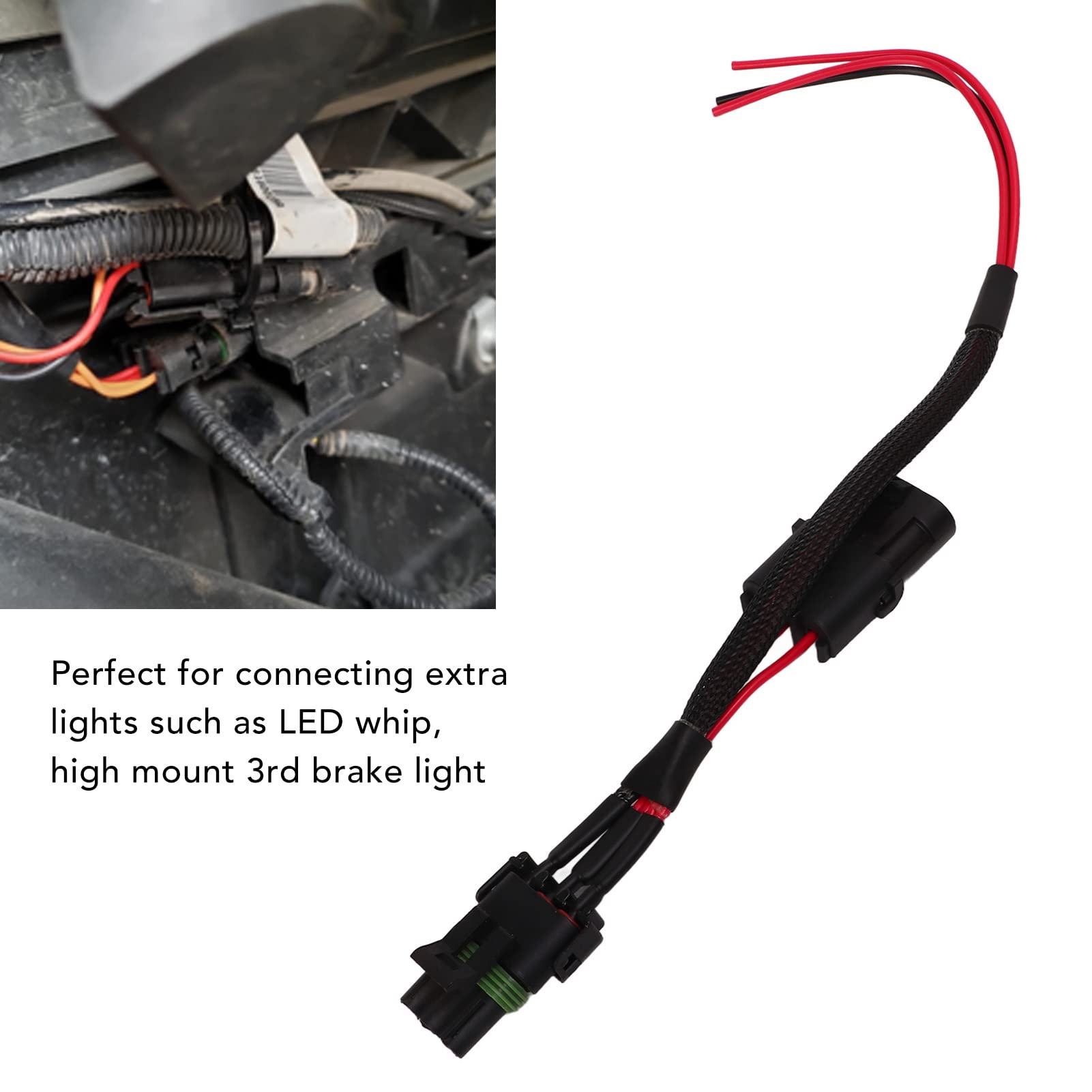 Taillight Wiązka Zasilania dla Can Am Maverick X3 Bicz Hamulca światło Tablicy Rejestracyjnej Wtyczka Zasilania Adapter do Wiązki Przewodów Wymiana Akcesoria UTV