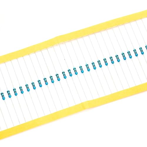 Miniatura 4 de Chanzon 100pcs 14W (0.25W) 62 Ohmios Resistencia fija de película metálica Ohmios 0.01 1% Tolerancia 62R MF Resistencias de orificio pasante