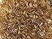 Czech Bugle Beads 40 gr / 1.4 oz Topaz Gold Glass Tube Size #3 7mm