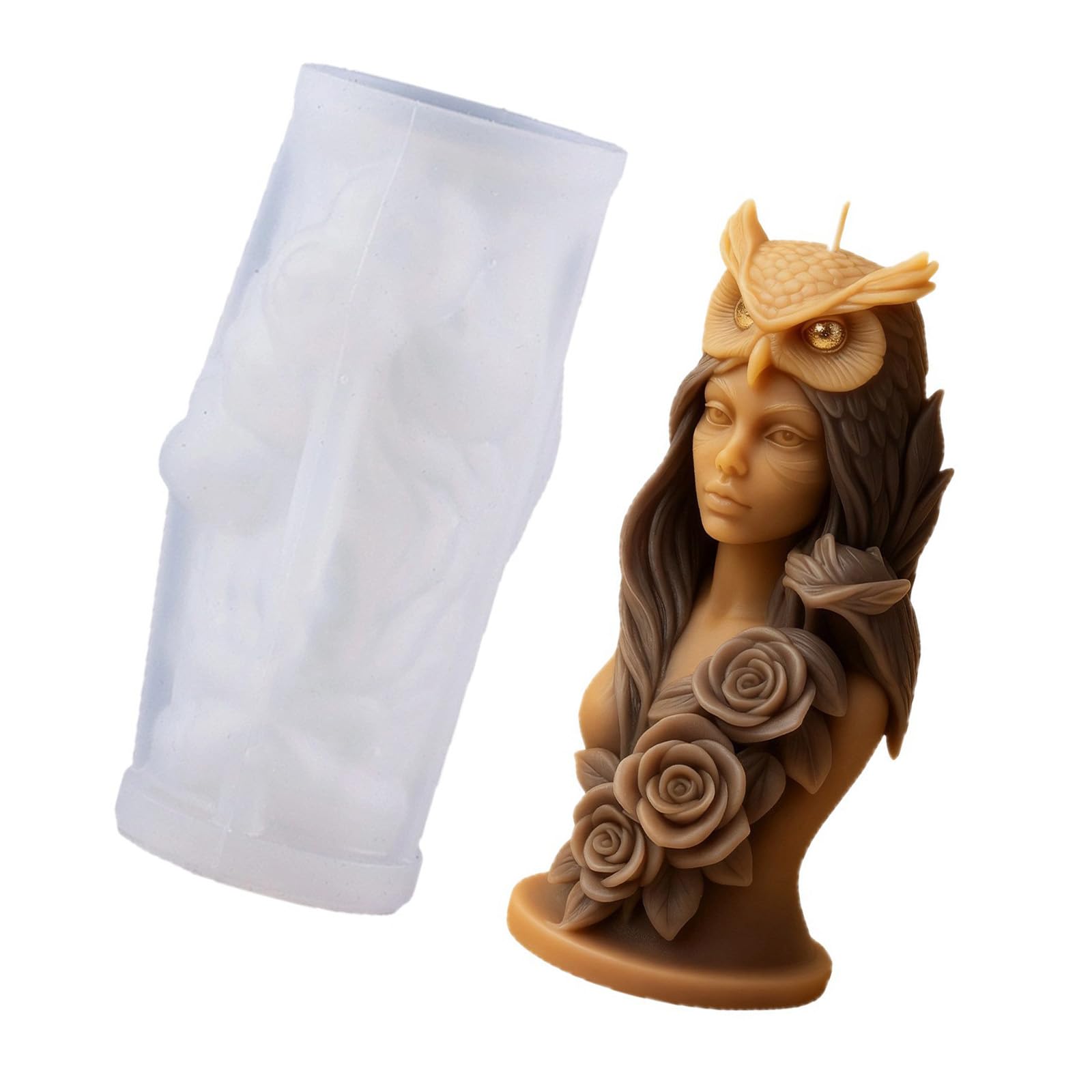 CAZSTYK Sturdy Owl Girl Designs Silicone for Festive Occasions and Craft Supplies Easy Cleaning