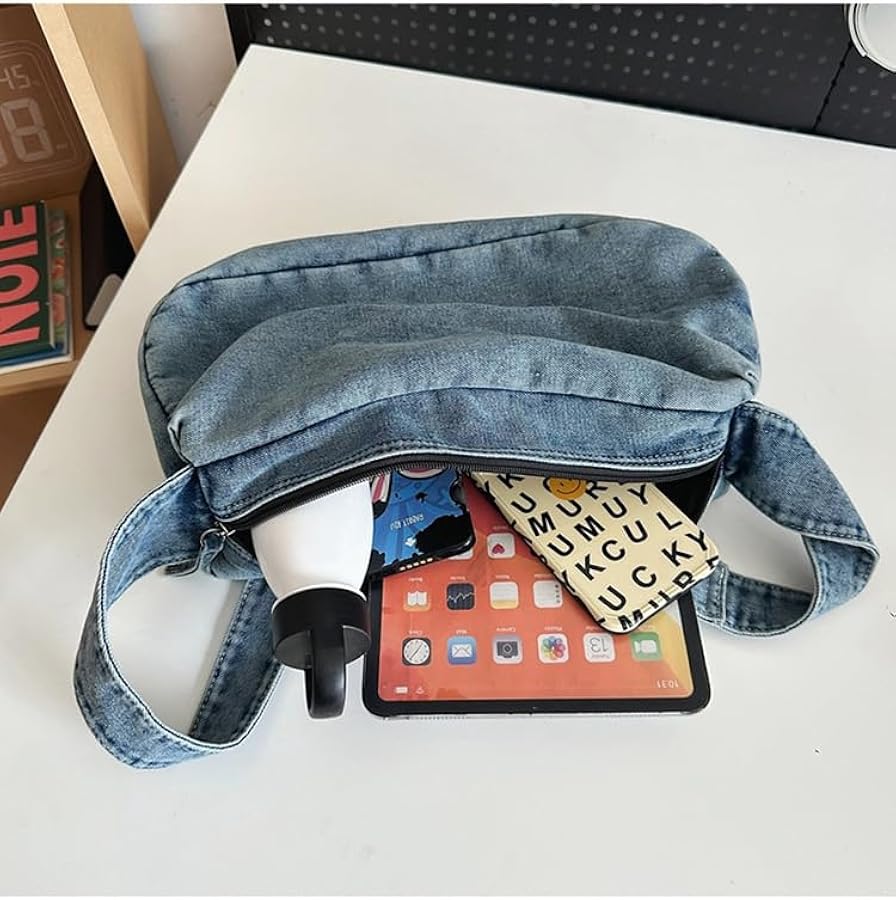 Women Vintage Emo Sling Crossbody Bags Cyber Punk Altnertive