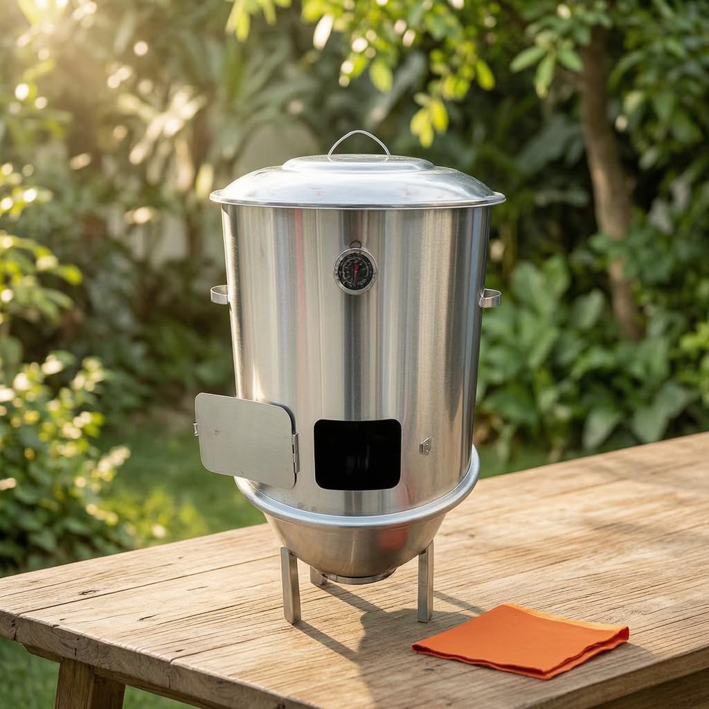 Barbecue a Senza Fumo e Forno per Arrostire - Design Staccabile per Casa e Balcone
