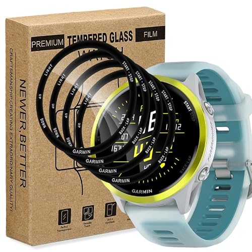 Sunyinice 4 Stück Schutzfolie für Forerunner 970 47mm Schutz Glas