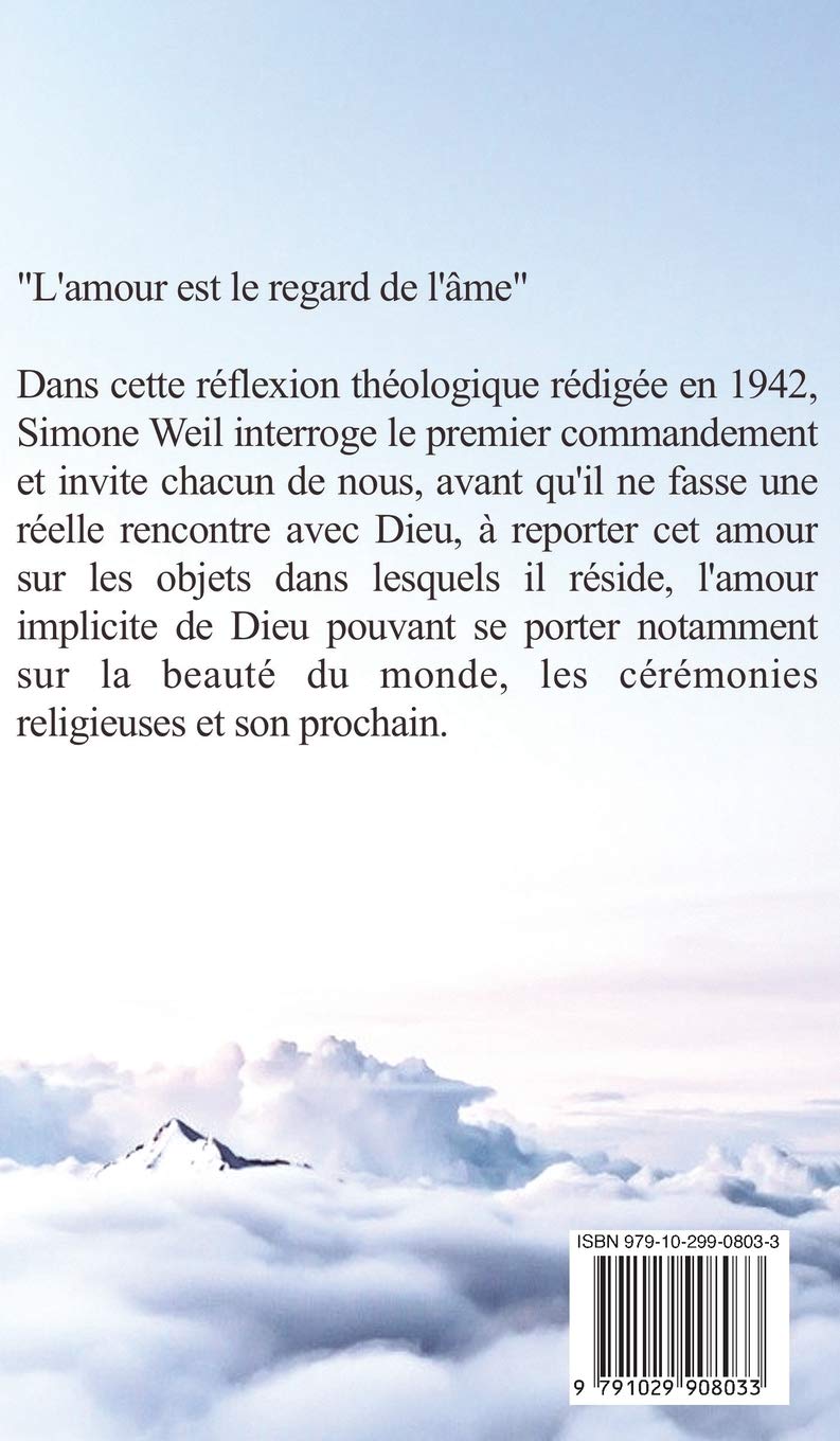 Les Formes de l'amour implicite de Dieu