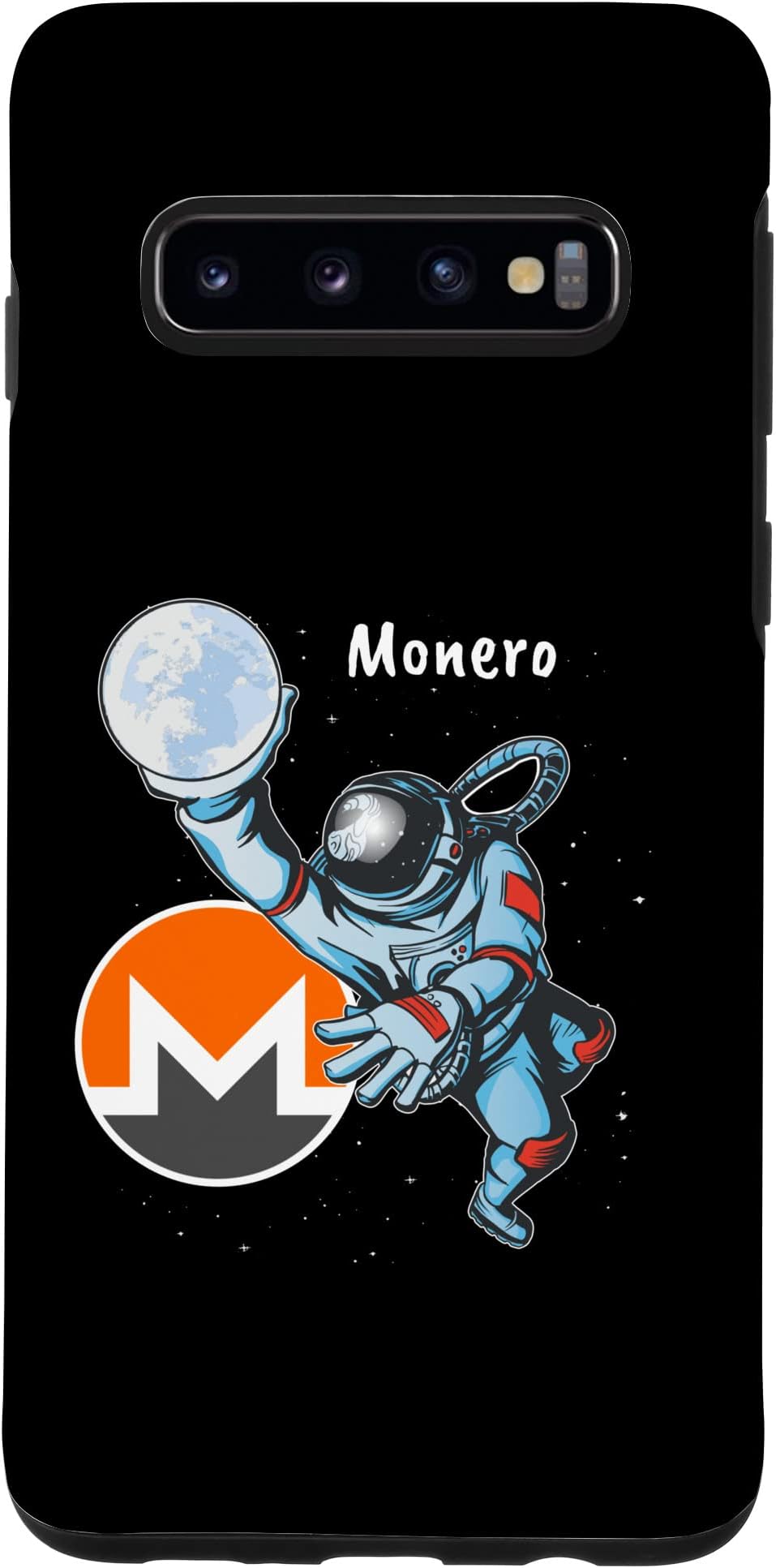 Galaxy S10 Monero XMR Space Man Astronaut Dunk Crypto Cryptocurrency Case