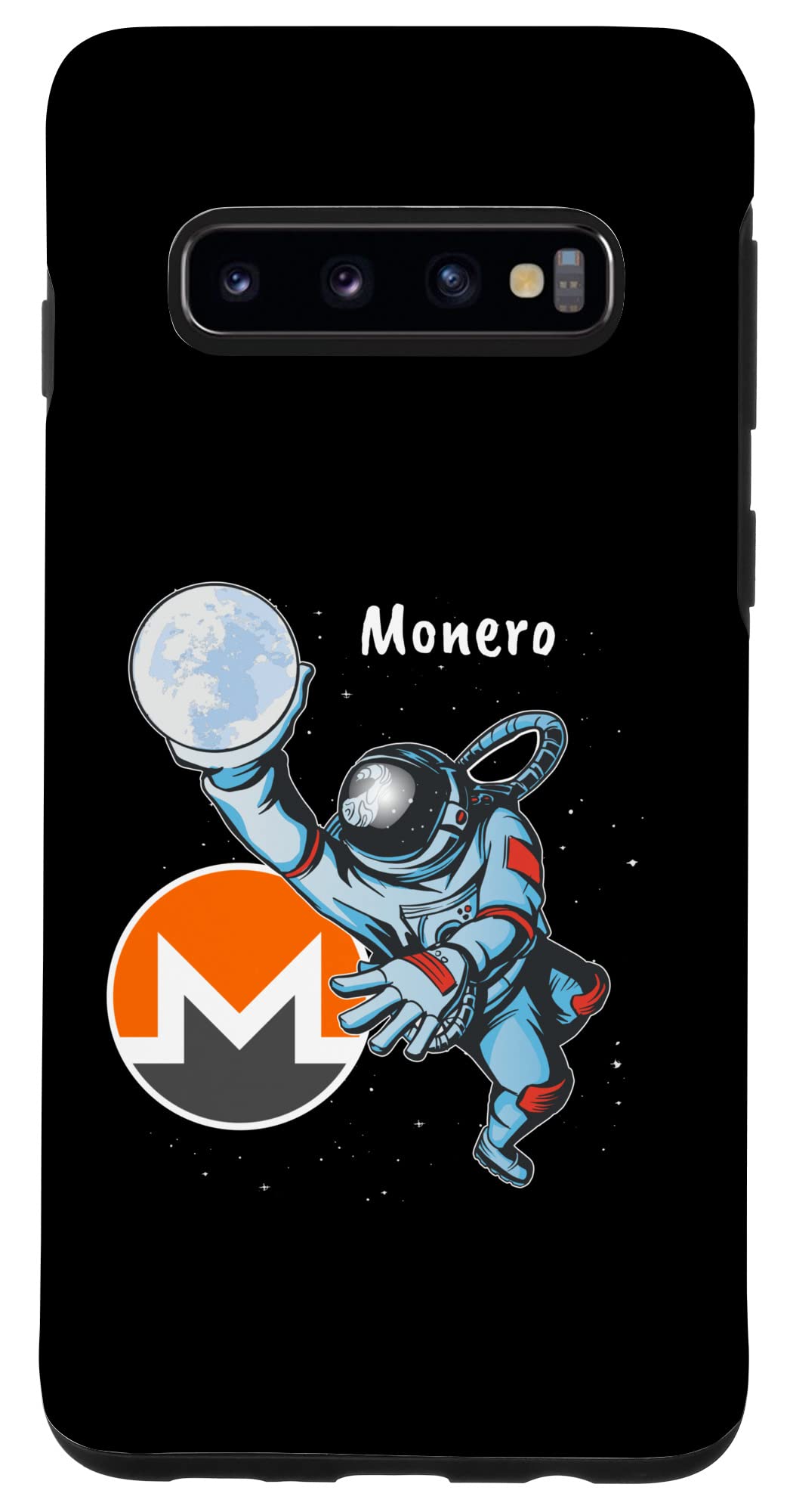Galaxy S10 Monero XMR Space Man Astronaut Dunk Crypto Cryptocurrency Case