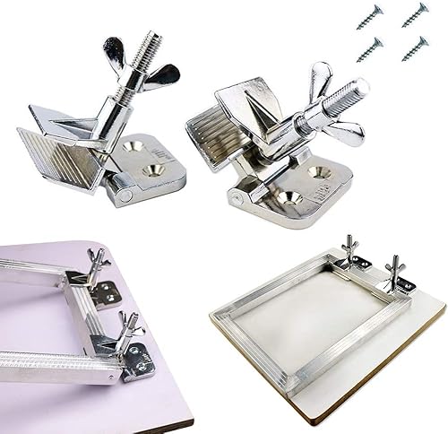 Miniatura 2 de 2 abrazaderas de serigrafía, marco de pantalla, abrazadera de bisagra de mariposa para máquina de marco de serigrafía, para fijar malla de