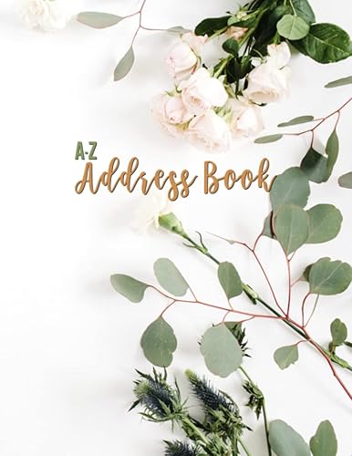 Large Address Book For Seniors: Address Book Alphabetical Index : Address Telephone Number Book Large Font Easy to Read &amp; Write : Over 450+ Entry Spaces