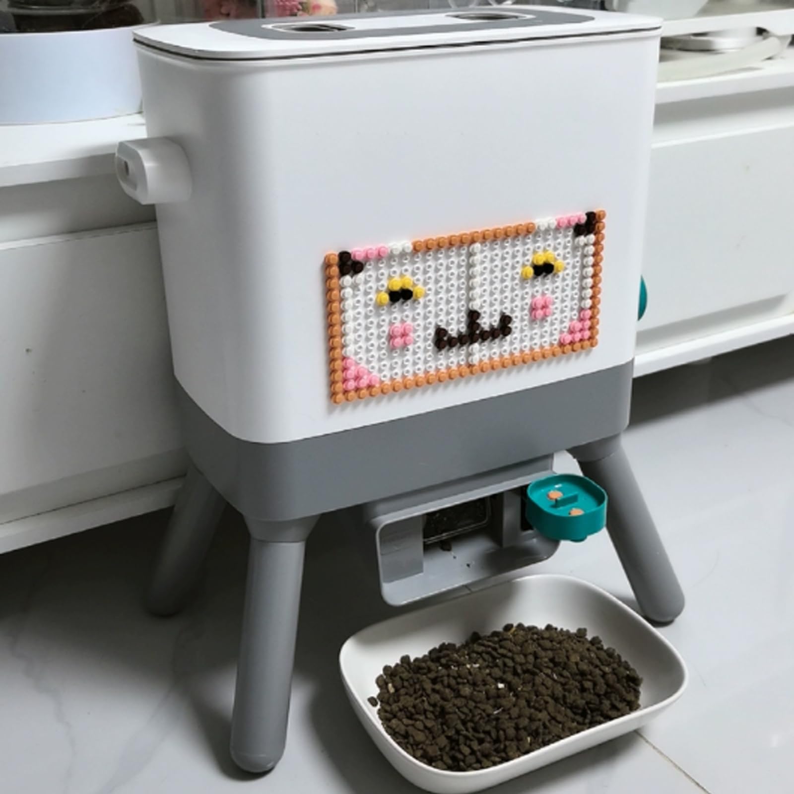 Mangeoire interactive chats et chiens design modulaire et mesure précise