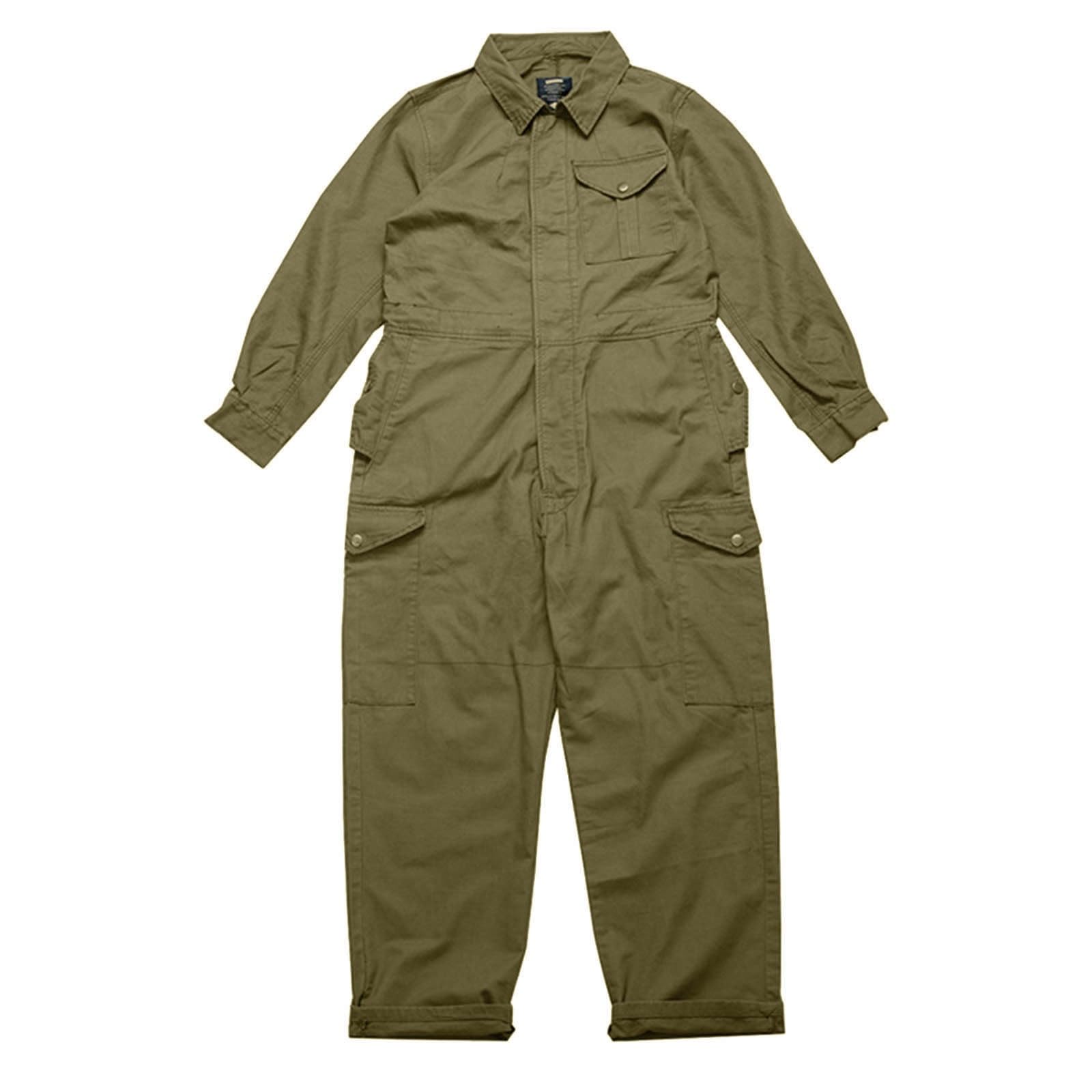 Generisch Tuta da lavoro da uomo, a maniche lunghe, con tasche multiple, artigiani, officina, abbigliamento da lavoro per uomini, tute di protezione, uniformi da lavoro a maniche lunghe