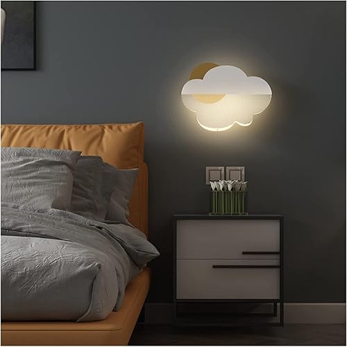 Miniatura 3 de Lámpara de pared para habitación de los niños, aplique de pared LED en forma de nube, lámpara de dormitorio de niños, lámpara de noche de dibujos