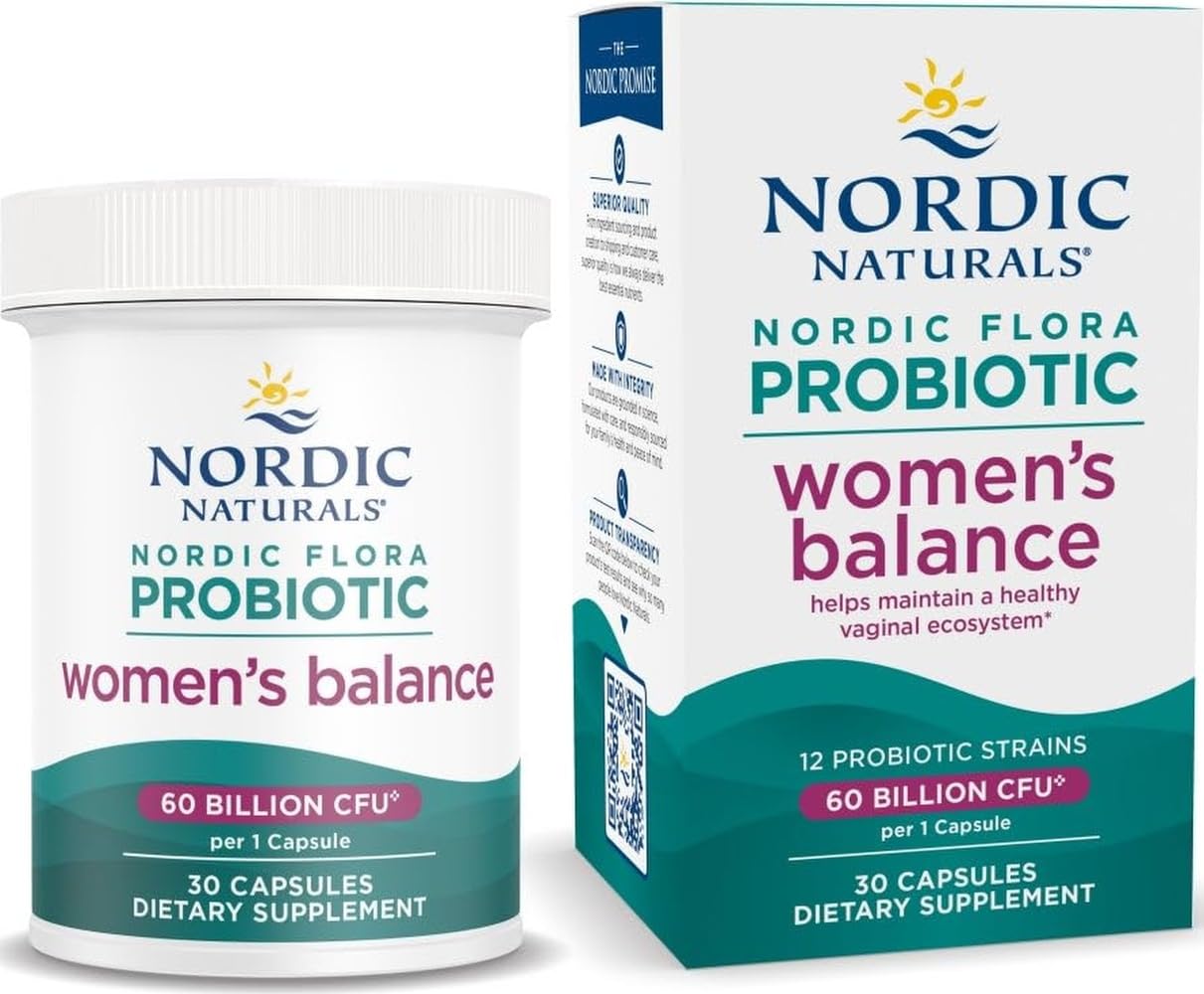 Nordic Naturals Nordic Flora Probiotic Women's Balance, Vegan - 30 Count Women's Balance 30 Count