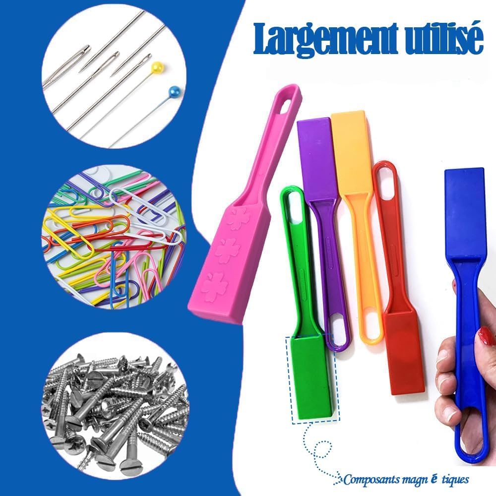Kit de Bingo Magnétique Jeu Éducatif pour Enfants et Accessoire Pratique de Stockage (6 Ensembles)