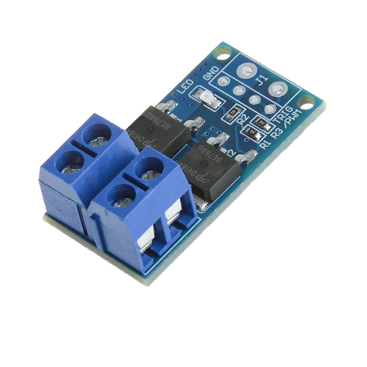 LGDehome 10PCS DC 5V-36V 15A(Max 30A) 400W Dual High-Power MOS Transistor Driving Controller Module FET Trigger Switch Drive Board 0-20KHz PWM Electronic Switch Control Board DC Motor Speed Controller : Industrial & Scientific