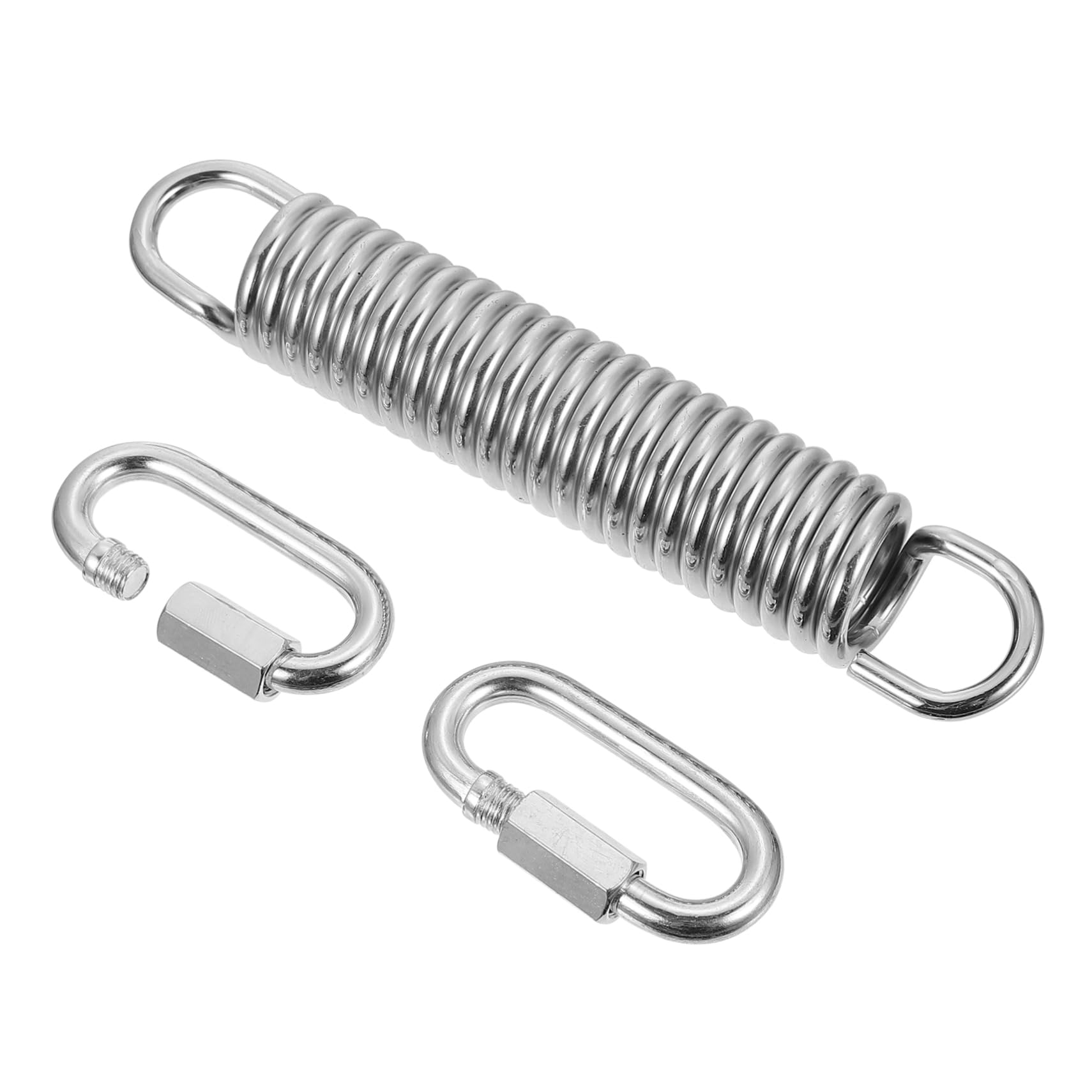 VANZACKSpring Metal Outdoor Patio Latchook Kits Hammock for Outside Hammock Swing Hanging Hooks Porch Swing Hangry Kit Stretching Kit Berry Basket Hammock Chair to Stretch Steel Sandbag