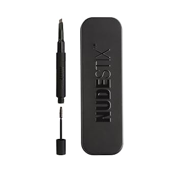 Nudestix Stylus Eyebrow Pencil & Gel Dual-Ended Brow Definer with Precision Pencil & Clear Gel for Shaping, Filling & Setting