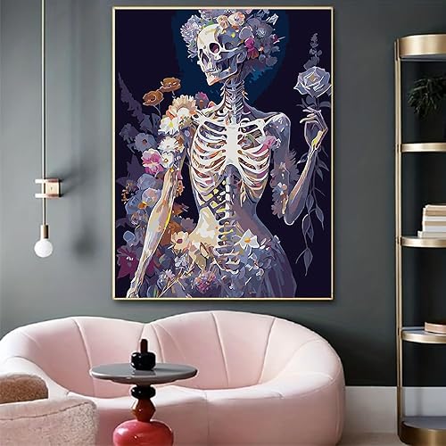 Miniatura 3 de mjcakrn Pintura por números para adultos principiantes, kits de pintura acrílica por números sobre lienzo para gatos adultos kits de pintura por