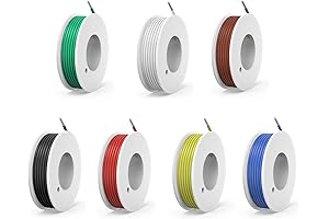 20AWG Silicone Electrical Wire Cable 7 Colors Stranded Wire for DIY