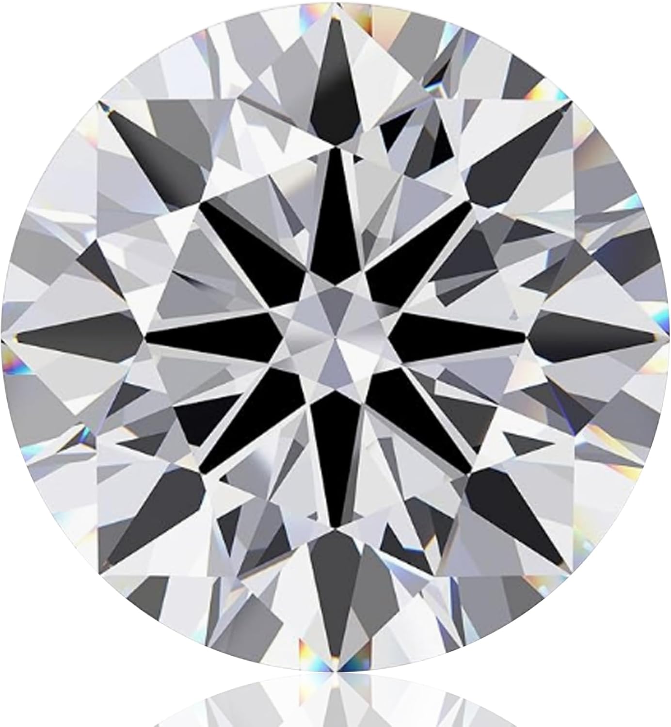 0.3-10 Carat Moissanite Loose Stone D Color VVS1 Clarity Round Brilliant Cut Diamond Gemstone for Jewelry Making with GRA Certificate