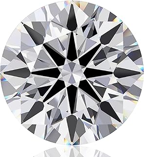 BLAROSE 0.3-10 Carat Moissanite Loose Stone D Color VVS1 Clarity Round Brilliant Cut Diamond Gemstone for Jewelry Making with GRA Certificate