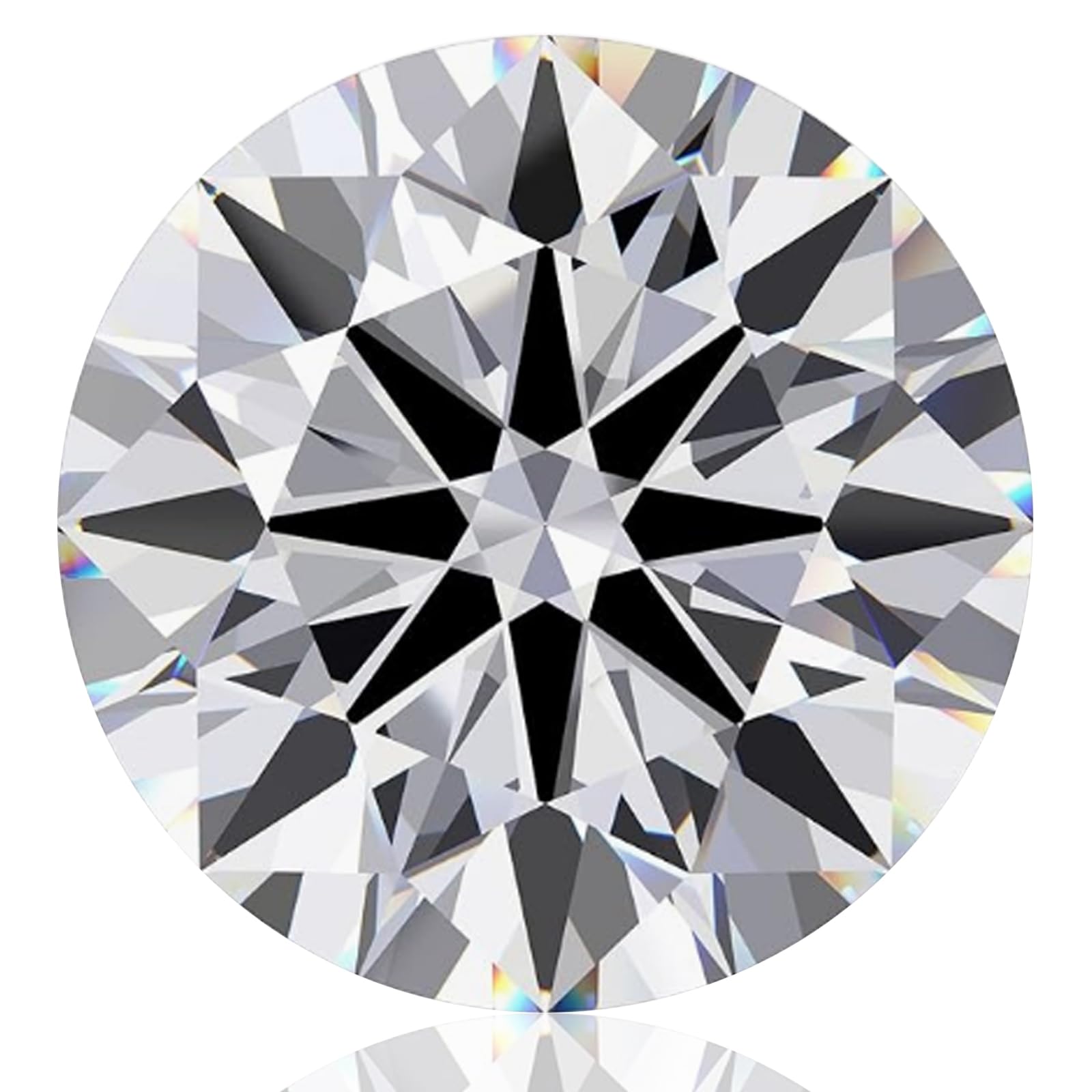 0.3-10 Carat Moissanite Loose Stone D Color VVS1 Clarity Round Brilliant Cut Diamond Gemstone for Jewelry Making with GRA Certificate