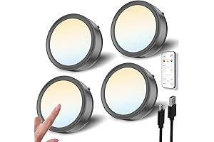 USB Rechargeable LED Puck Lights: Illuminate Your Space Wirelessly