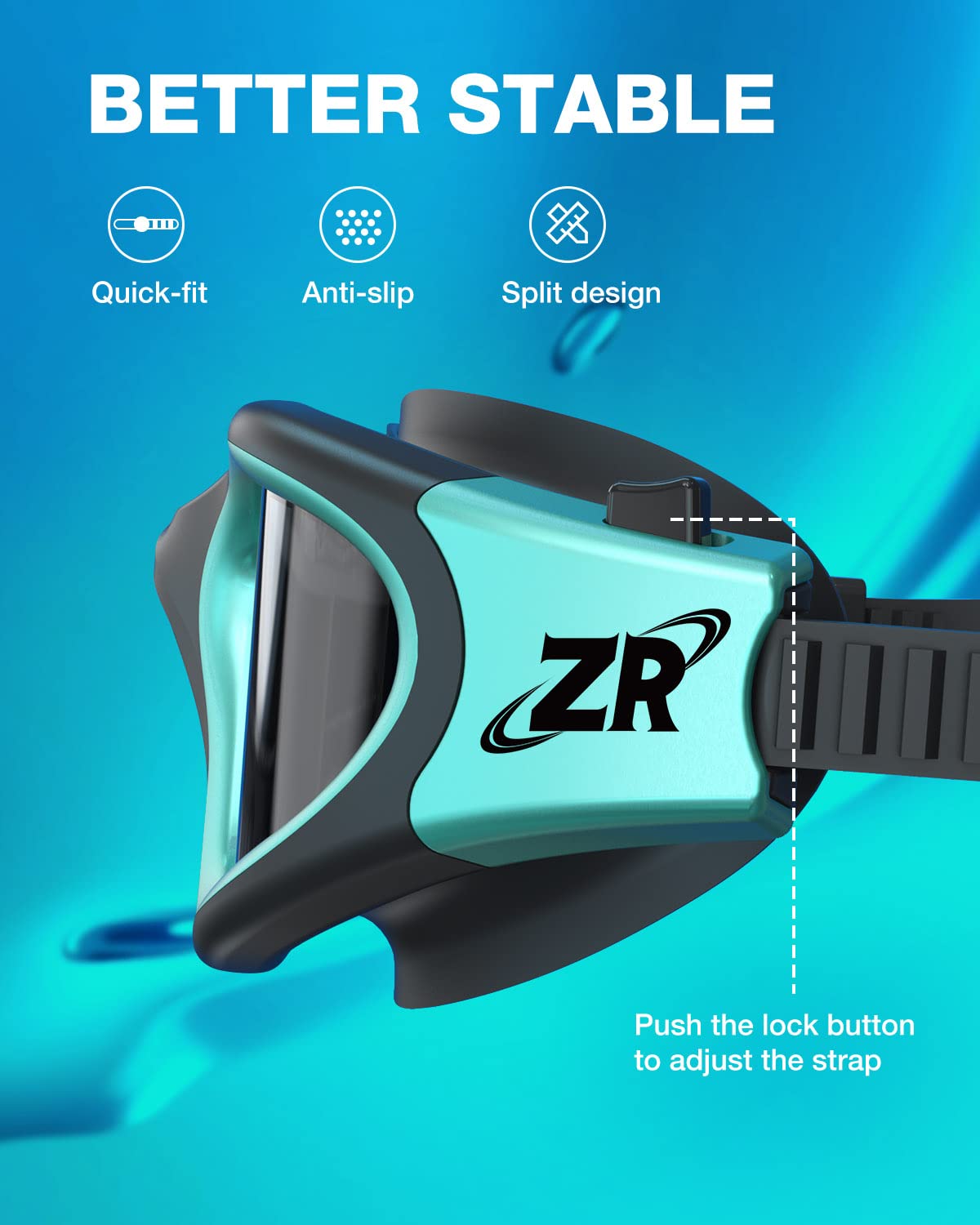 ZIONOR G1 Polarizzati Mirror Occhiali da Nuoto Unisex Adulto Uomo Donna Anti Foglia 100% Anti UV Immersione Occhiali